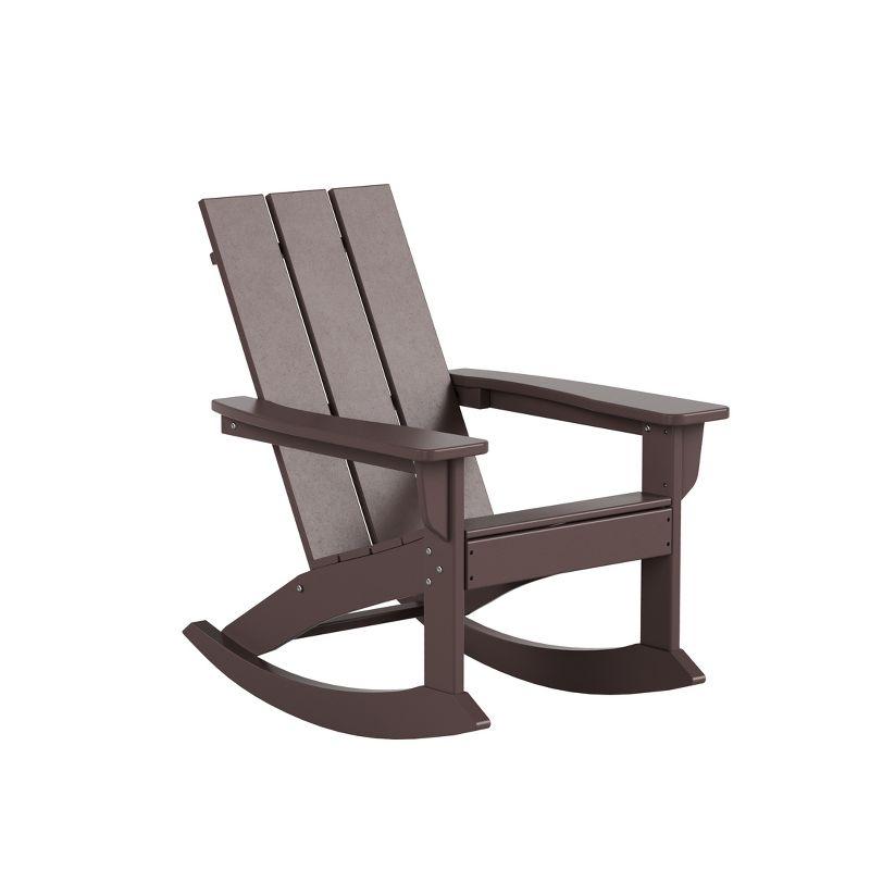 WestinTrends  Modern Adirondack Outdoor Rocking Chair