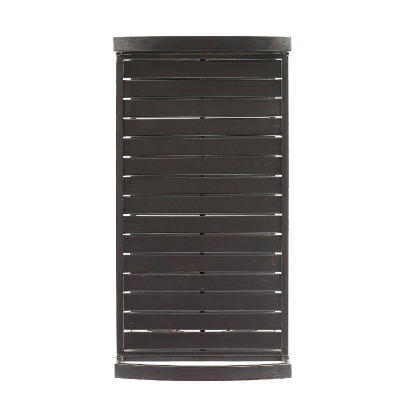 Kaplan Outdoor Steel Bar Cart Bronze - Crosley