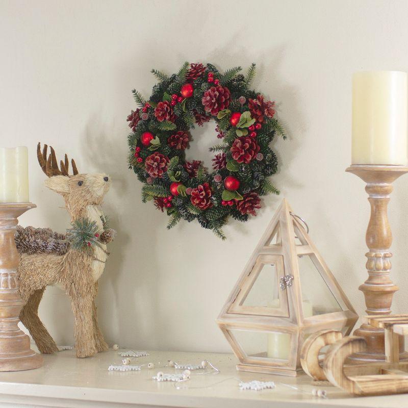 Northlight Seasonal Faux Mixed Assortment Plastic 2'' Wreath
