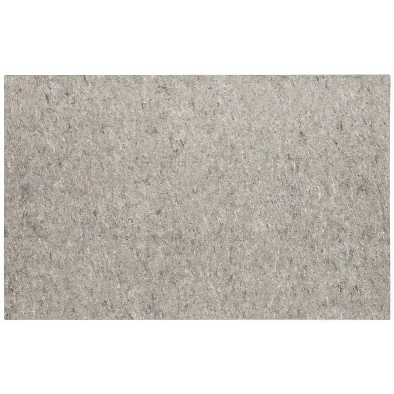 Mohawk 3'x5' All Purpose Rug Pad Gray: Stain-Resistant, Recycled Synthetic Fibers, Rectangle, Carpet Protection