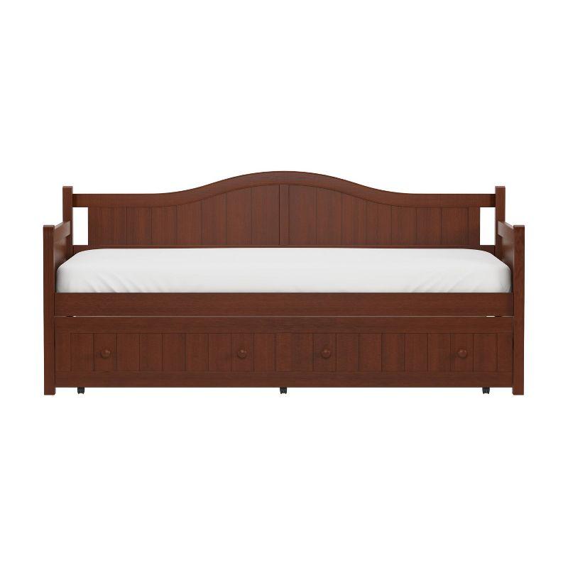 Staci Wood Daybed with Trundle Twin - Cherry - Hillsdale Furniture