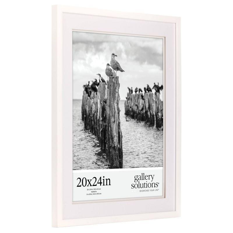 Gallery Solutions Wall Mount Double Airfloat Mat Picture Frame