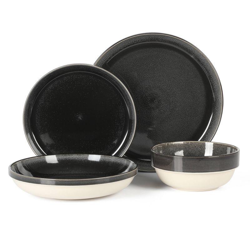 Sur La Table Kitchen Essentials Banquette 16 Piece Stoneware Dinnerware Set - Service for 4