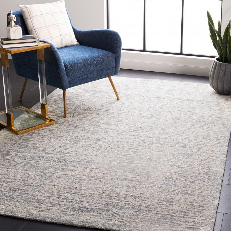 Bungalow Rose Roslyn Hand Tufted 80% Wool And 20% Cotton Floral Rug