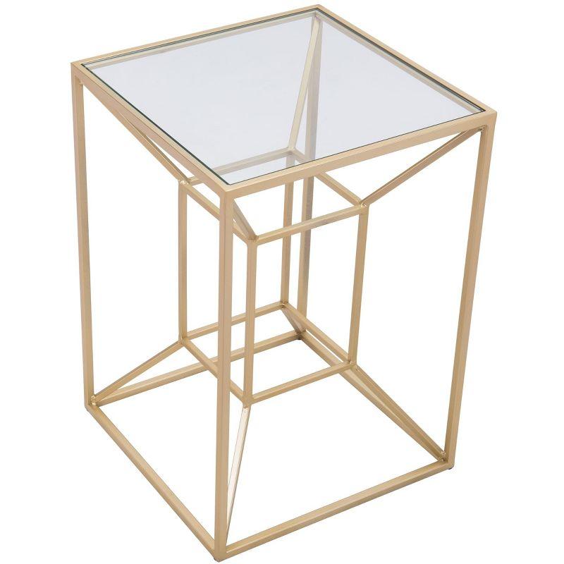 Zuo Canyon Side Table Gold