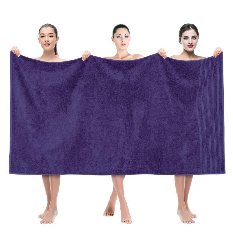 American Soft Linen 100% Cotton Jumbo Large Turkish Bath Towel Sheet, 35x70 inches Soft and Quick Dry Bath Sheet