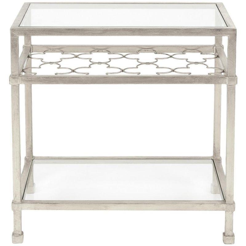 Hanzel Side Table - Silver - Safavieh.