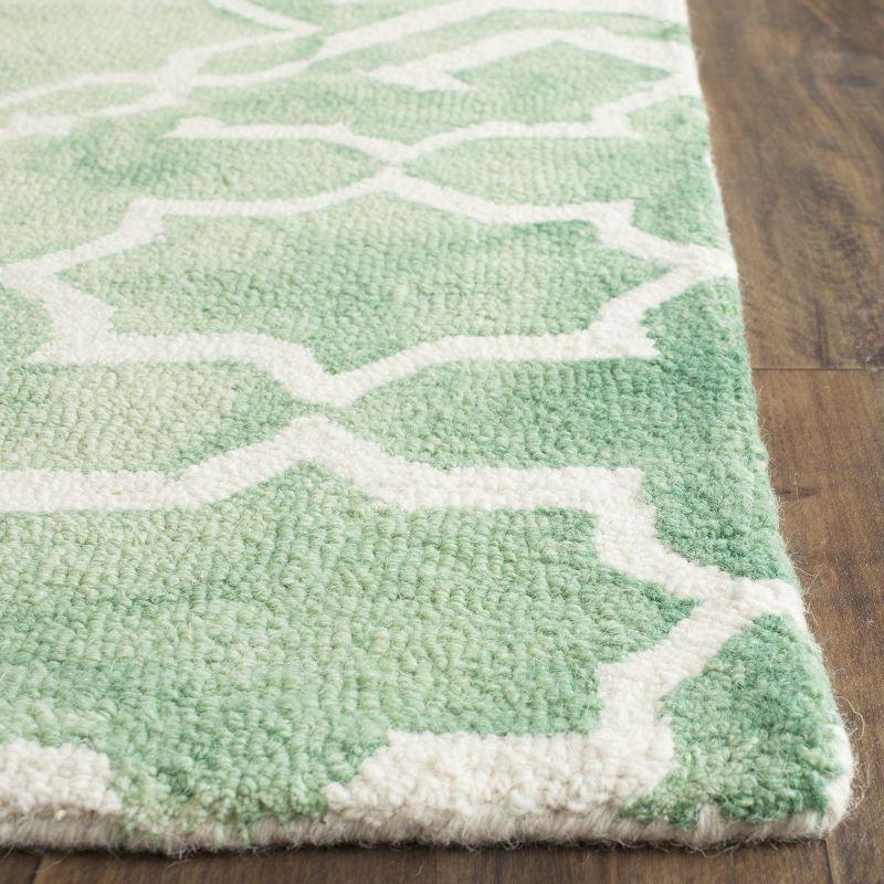 Dip Dye DDY678 Hand Tufted Indoor Area Rug - Green/Ivory - 8'x10' - Safavieh