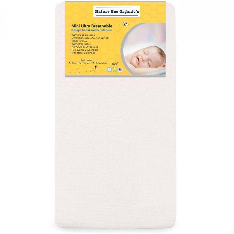 Nature Bee Organic's 2-Stage Mini Crib Mattress