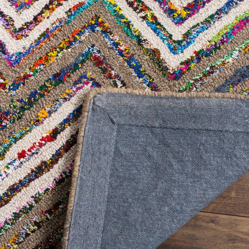 Nantucket NAN601 Hand Tufted Area Rug - Beige/Grey - 3'x5' - Safavieh.