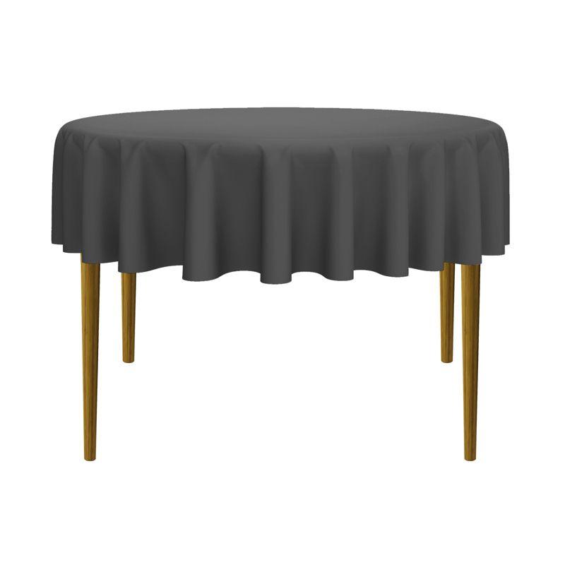 Solid Color Round Tablecloth