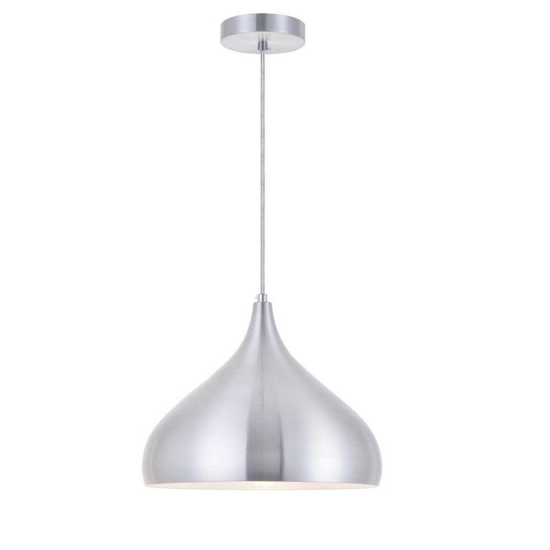 Elegant Lighting Circa Collection Pendant D12.5in H10in Lt:1 Black Finish