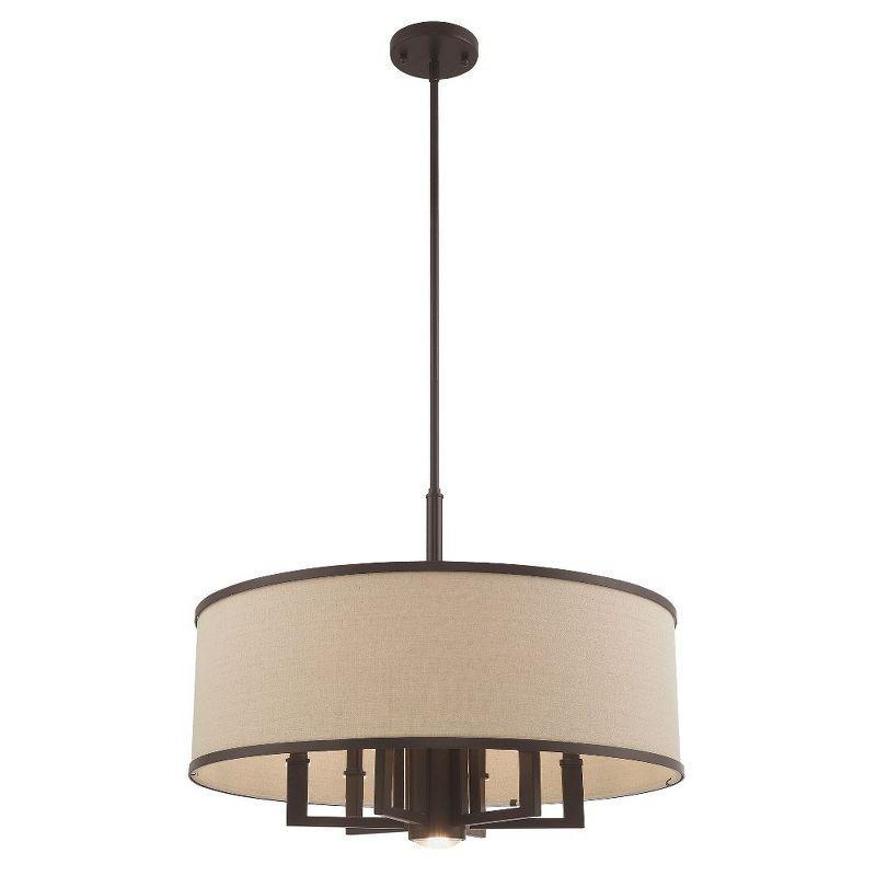 Livex Lighting Park Ridge 6 - Light Chandelier in  Bronze