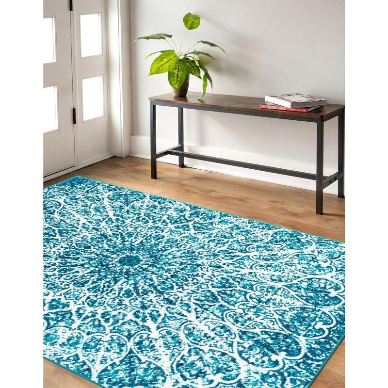 Unique Loom Sofia Grace Geometric Indoor Woven Area Rug