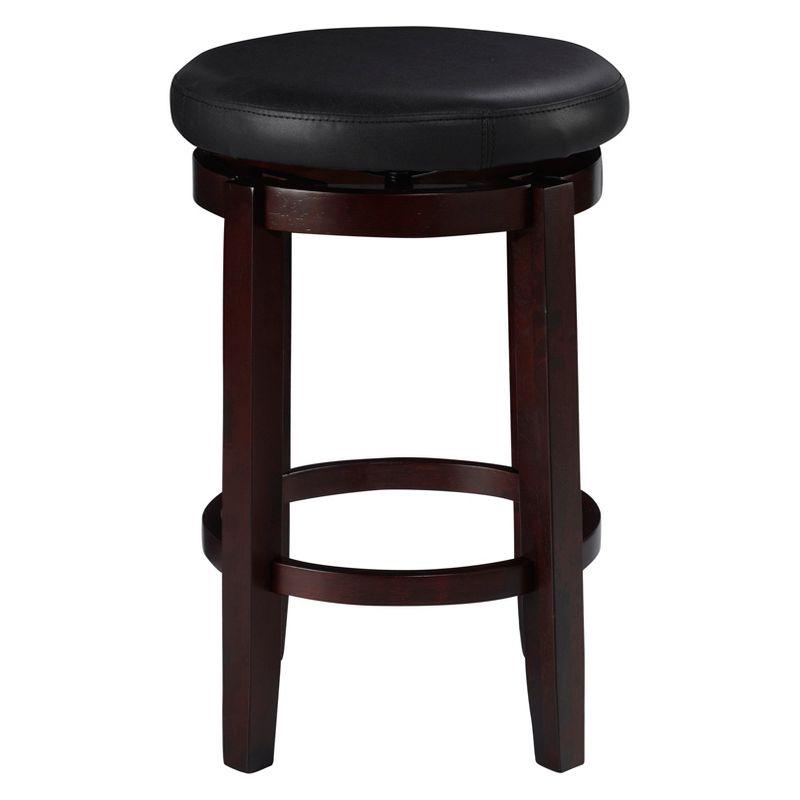 Maya Swivel Backless Counter Height Barstool - Linon