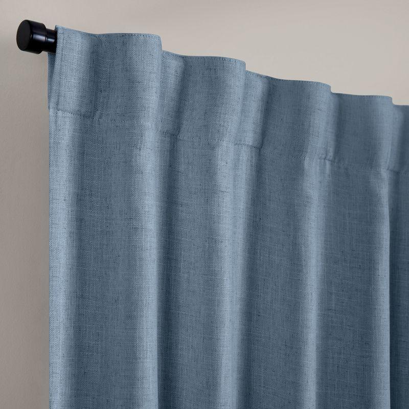 Elrene Harrow Solid Texture Room Darkening Single Window Curtain Panel - Elrene Home Fashions