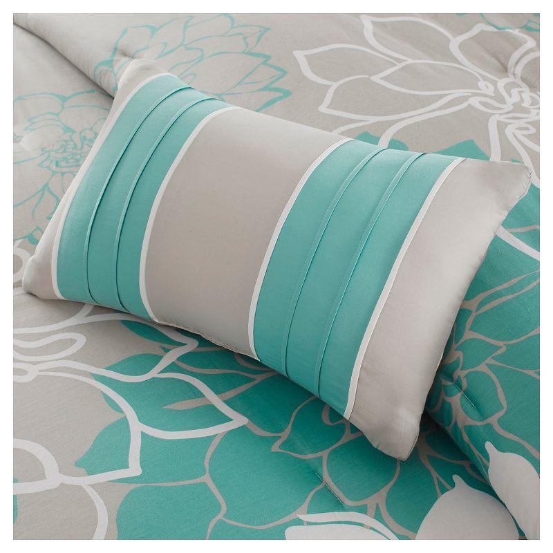 Madison Park Lola 7 Piece Floral Cotton Comforter Set