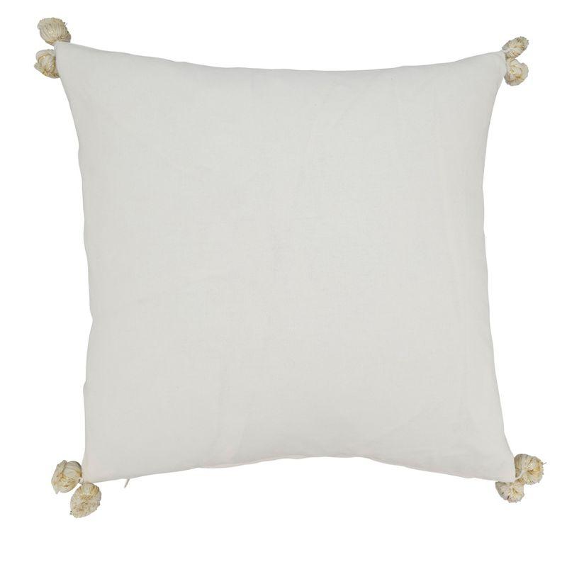 Saro Hallel Collection Cotton Pillow Cover