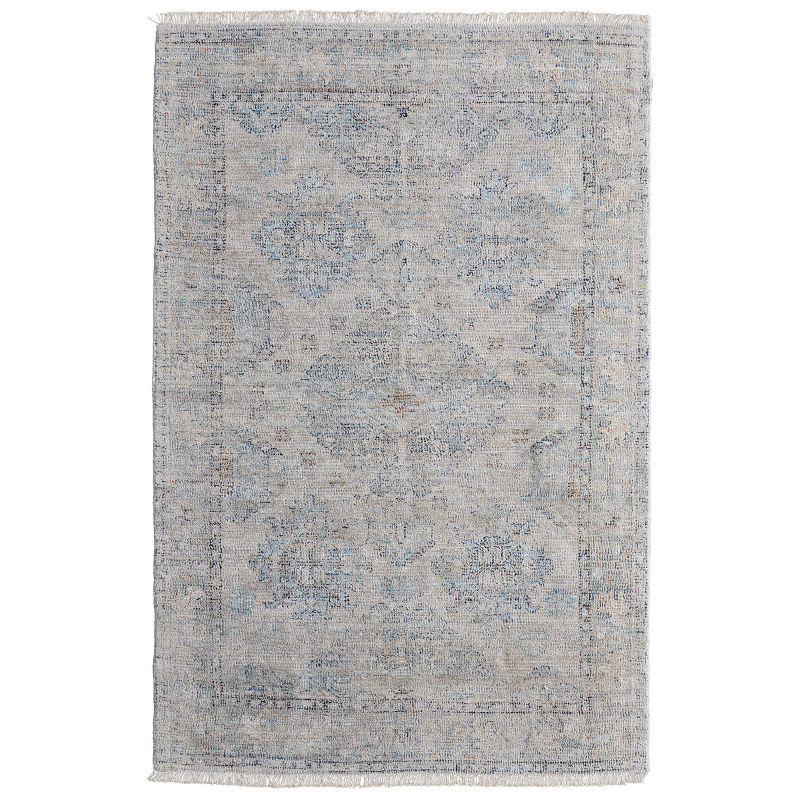 Caldwell Transitional Oriental Blue/Gray/Taupe Area Rug