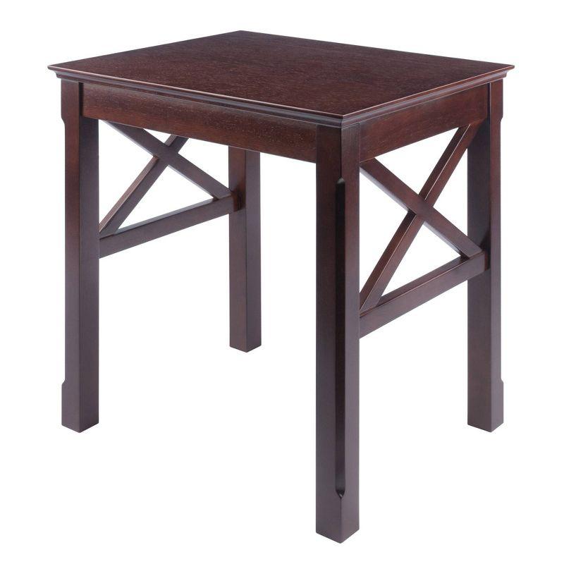 3pc Xola Nesting Table Cappuccino - Winsome: Rectangle Stacking Side Tables, Wood Veneer, Spot Clean