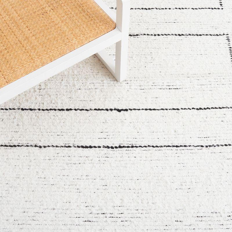 Casablanca CSB463 Hand Woven Area Rug - Ivory/Black - 3'x5' - Safavieh.