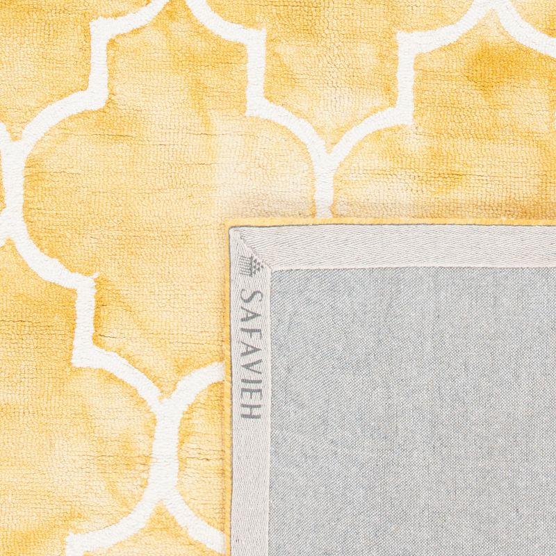 Dip Dye DDY535 Hand Tufted Area Rug - Gold/Ivory - 5'x8' - Safavieh.