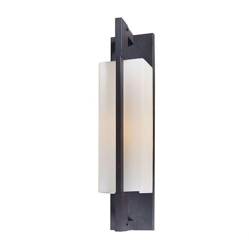 Troy Lighting Blade 1 - Light Wall Light in  Forged Iron Matte Opal Shade