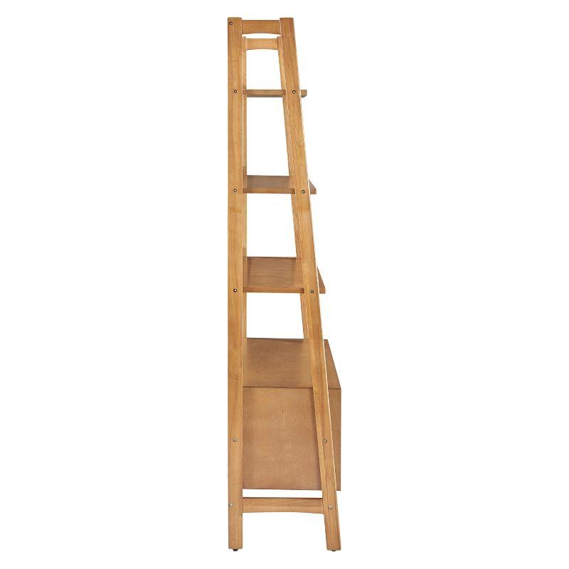 Acorn Wood Ladder Bookcase with Full Extension Drawer