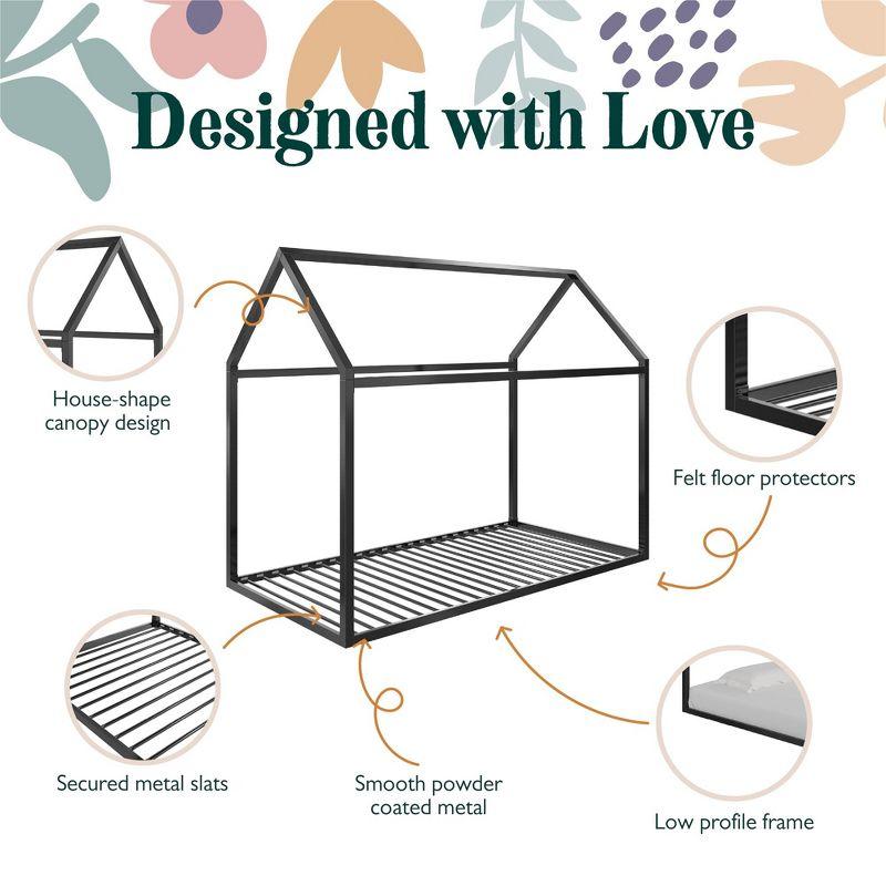 Skyler Metal Montessori House Bed