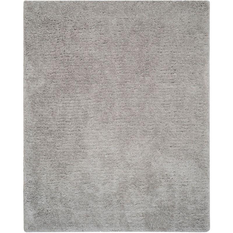 Supreme Shag SGS621 Hand Tufted Indoor Area Rug - Silver - 8'x10' - Safavieh