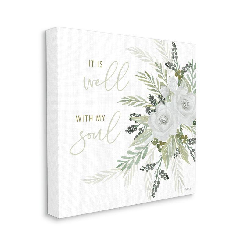 Stupell Industries " It Is Well With My Soul White Roses " by Cindy Jacobs