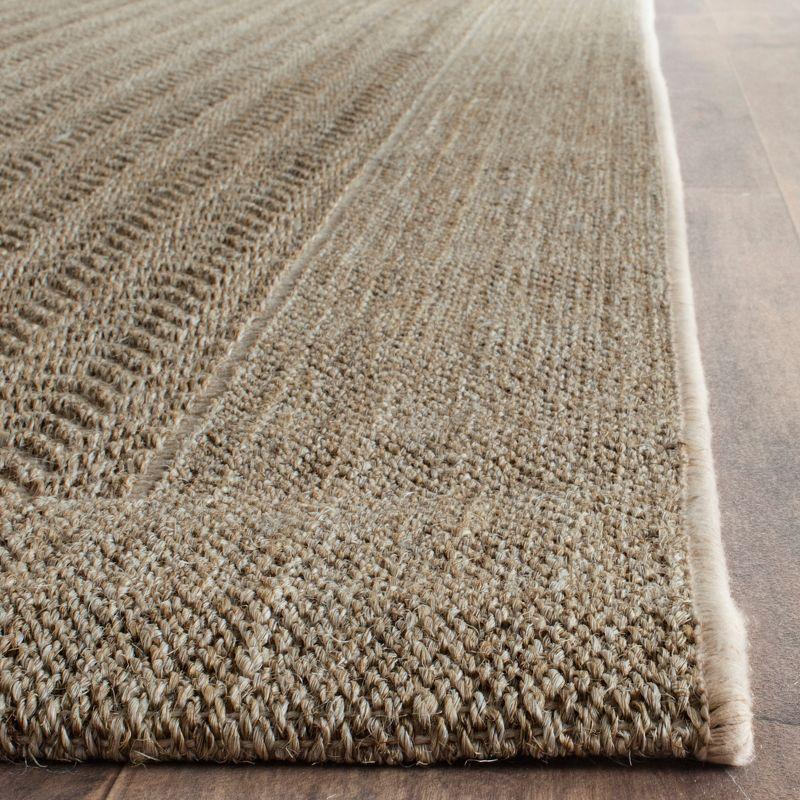 Desert Sand Geometric Sisal 6' x 9' Non-Slip Area Rug