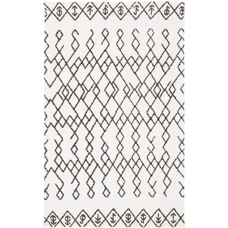 Cedar Brook CDR501 Loomed Indoor Area Rug - Ivory/Black - 2'6"x4' - Safavieh