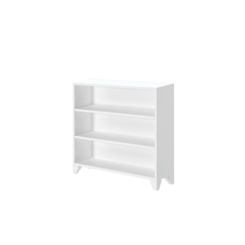 Max & Lily White 3-Shelf Solid Wood Kids Bookcase