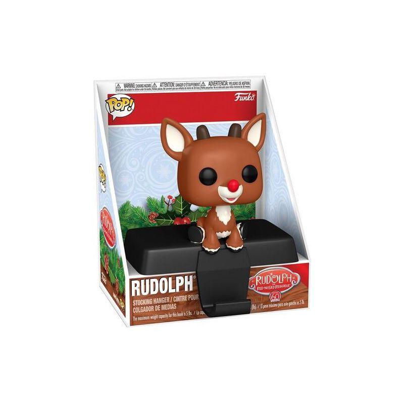 Rudolph Red-Nosed Reindeer Edge-Sitter Stocking Holder