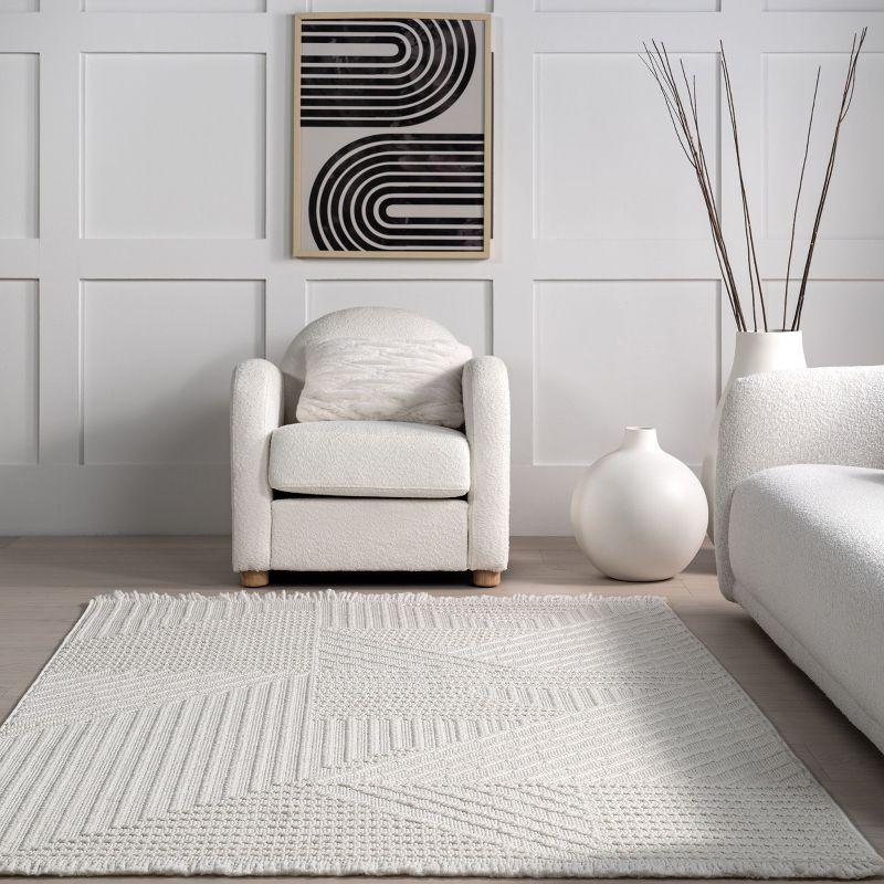 Nuloom Makena Modern Geometric High-Low Indoor Area Rug