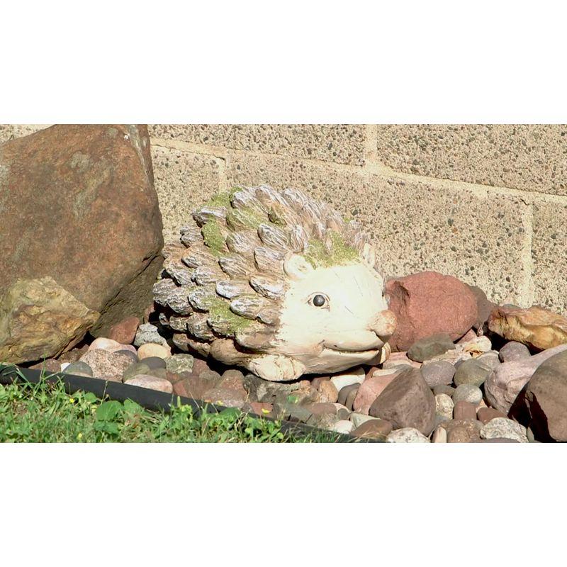 Sunnydaze Hazel the Hedgehog Statue - Indoor/Outdoor Decorative Figurine - 7"