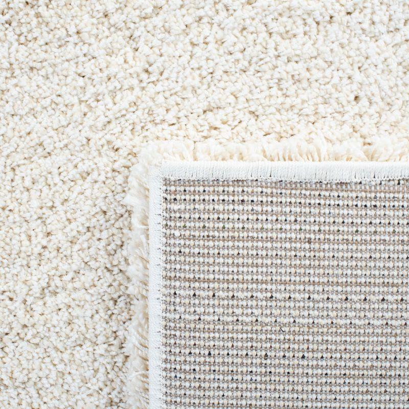 Milan Shag SG180 Power Loomed Indoor Area Rug - Ivory - 7'x7' - Safavieh