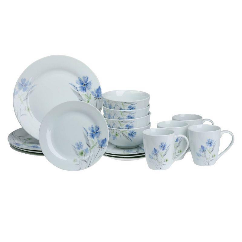 Tabletops Gallery 16 piece Dinnerware Set Wildflower