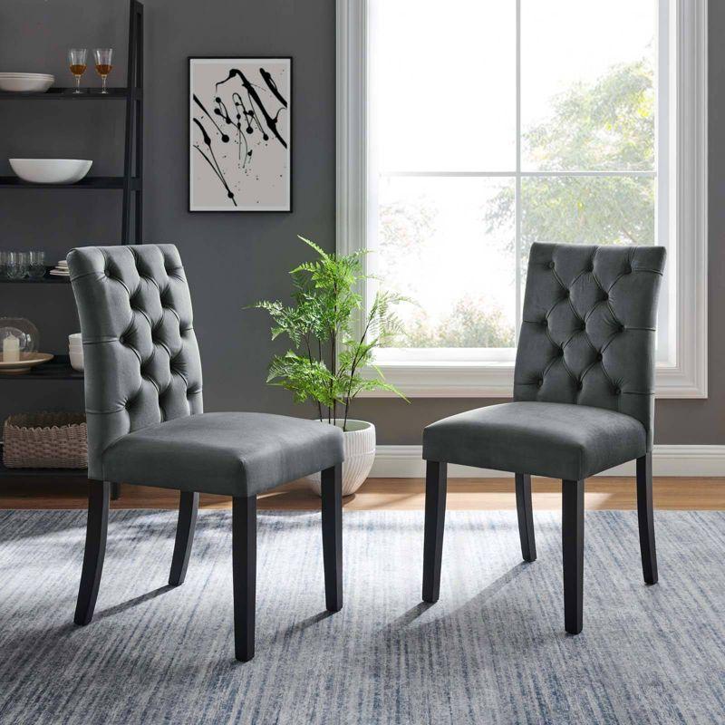 Modway Duchess Performance Velvet Dining Chairs - Set of 2