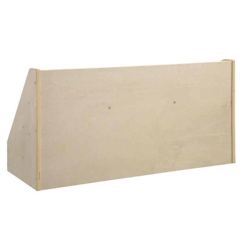 ECR4Kids ECR4Kids 5-Compartment Easy to Reach Book Display, Classroom Storage, Natural