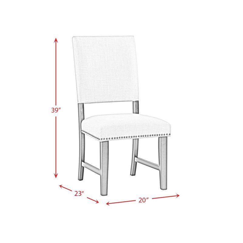 Laudine Solid Wood Side Chair in Taupe