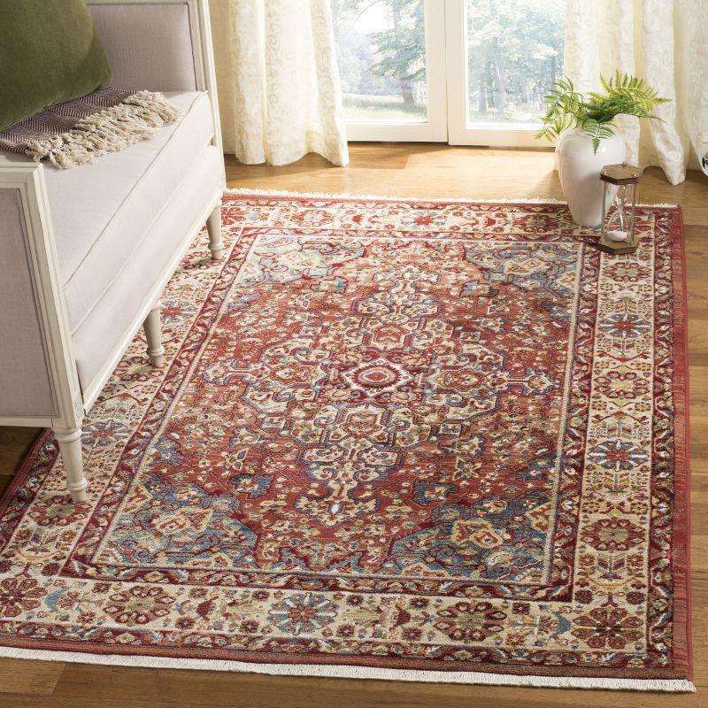 Kashan KSN305 Power Loomed Area Rug - Red/Ivory - 8'x10' - Safavieh