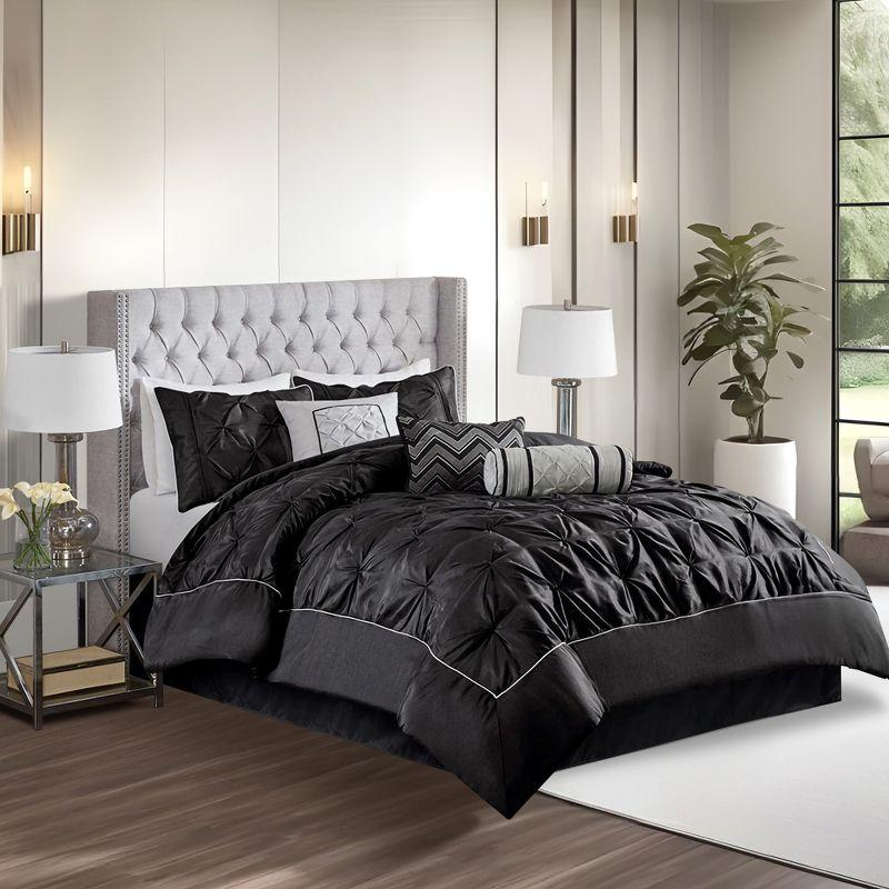 Madison Park Laurel 7 Piece Tufted Comforter Set