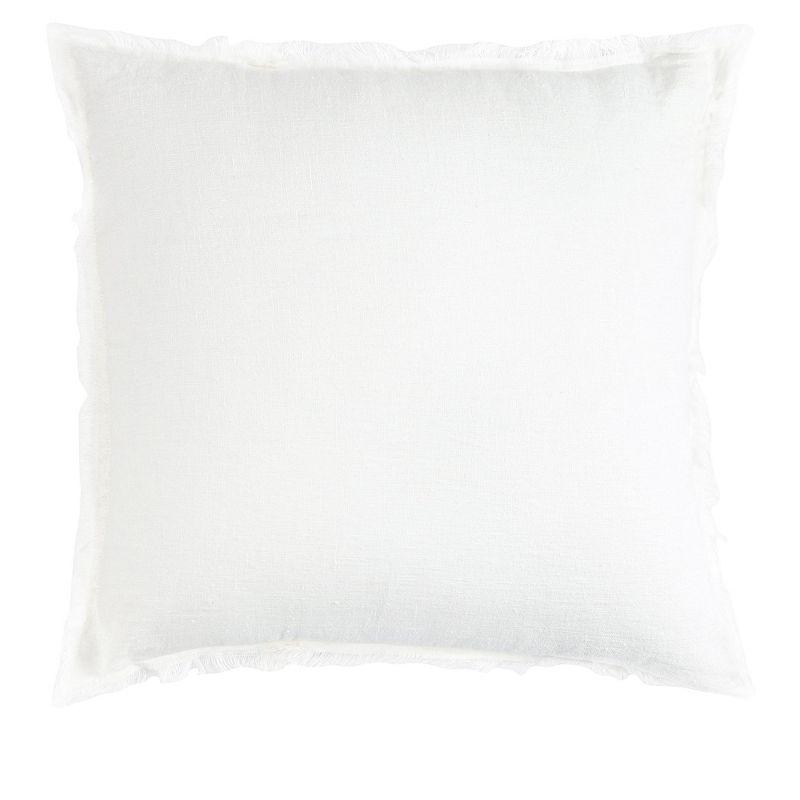 Luxe Fringed Throw Pillow