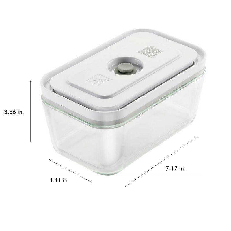 ZWILLING J.A. Henckels ZWILLING Fresh & Save 3-Piece Glass Food Storage Container, Meal Prep Container- Assorted Sizes