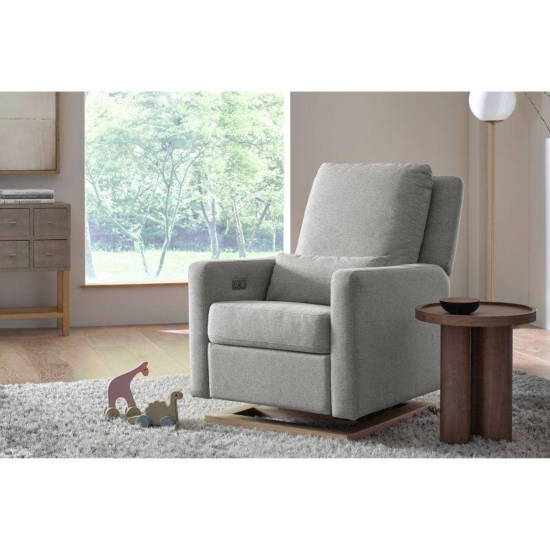 Sigi Electronic Recliner And Glider In Eco-Performance Fabric With USB Port | Water Repellent & Stain Resistant