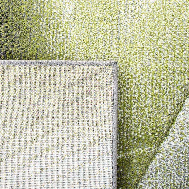 Hollywood HLW715 Machine Made Accent Rug - 2'3"x4' - Grey/Green - Safavieh
