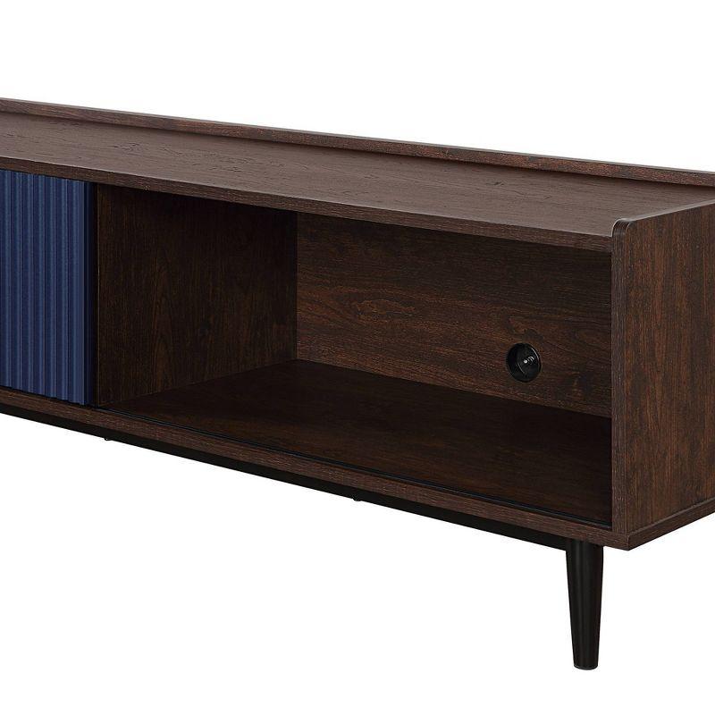 Duane Modern Ribbed TV Stand for TVs up to 55" - Manhattan Comfort