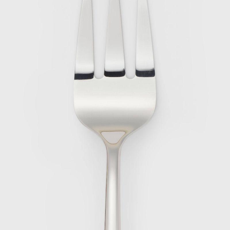 3pc Sussex Serve Set Silver - Threshold™: Stainless Steel Serving Utensils, Fork & Spoons, Dishwasher-Safe